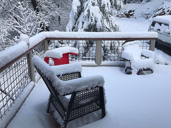 Front Deck in Winter...
