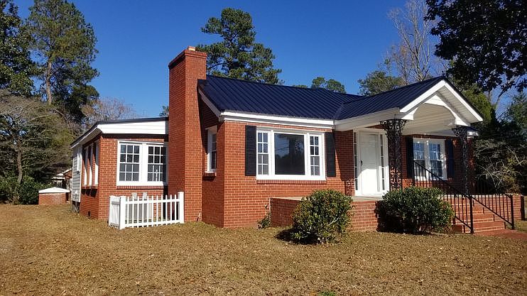 Corner lot, new roof