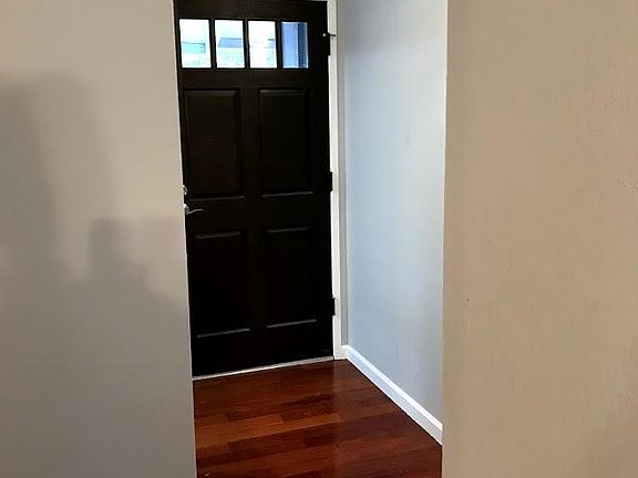 Living room looking at door