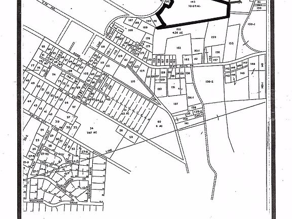 Detail of property lines