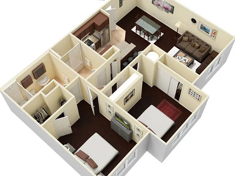 2 BR 2 BA 2 BR 2 BA