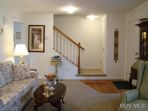 View toward entry