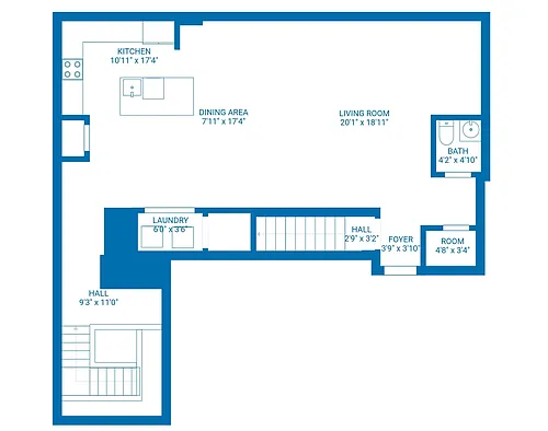 Floor plan Loft 502