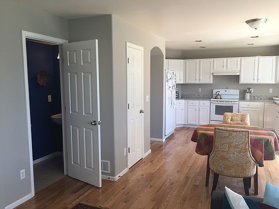 1/2 bath and kitchen