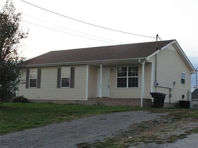 Front of home with fresh paint