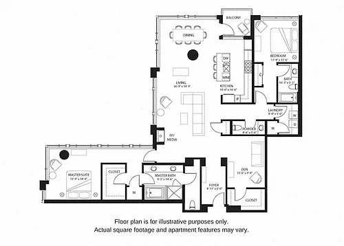 Floor plan B25 North