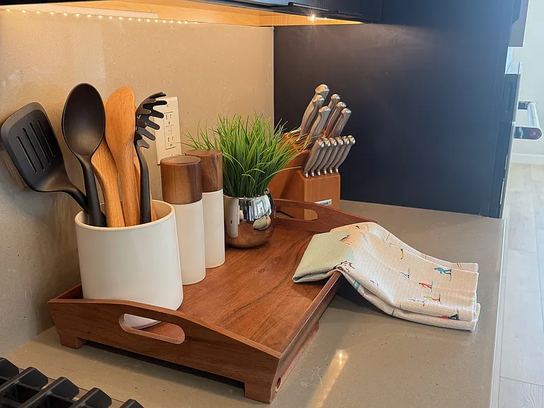 Fully stocked Chef's kitchen