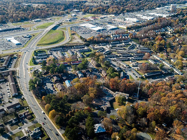Charlotte NC Apartments For Rent | Arcadian Village | Aerial View