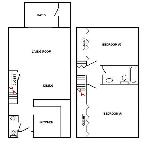 Floor plan Anderson House
