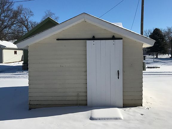 Front of shed