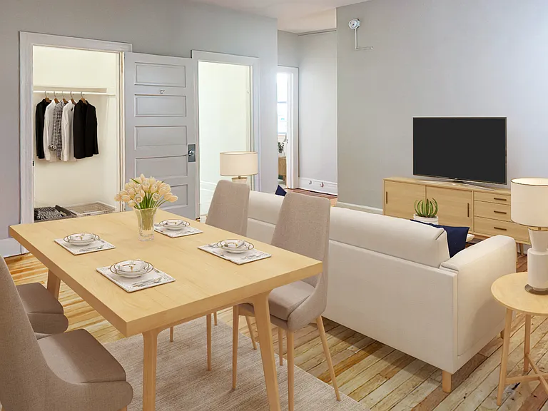 Living area (virtually staged)