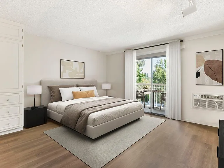 Classic Package II bedroom with hard surface flooring
