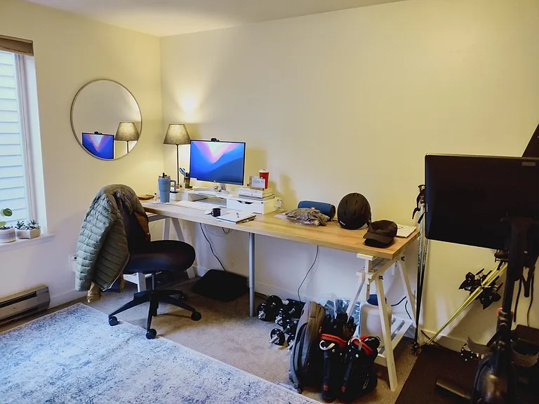 Bedroom One in the Lower Level