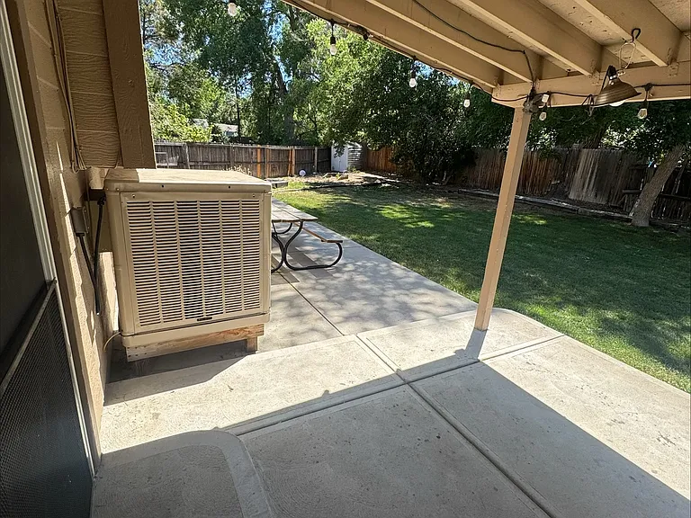 Backyard - swamp cooler