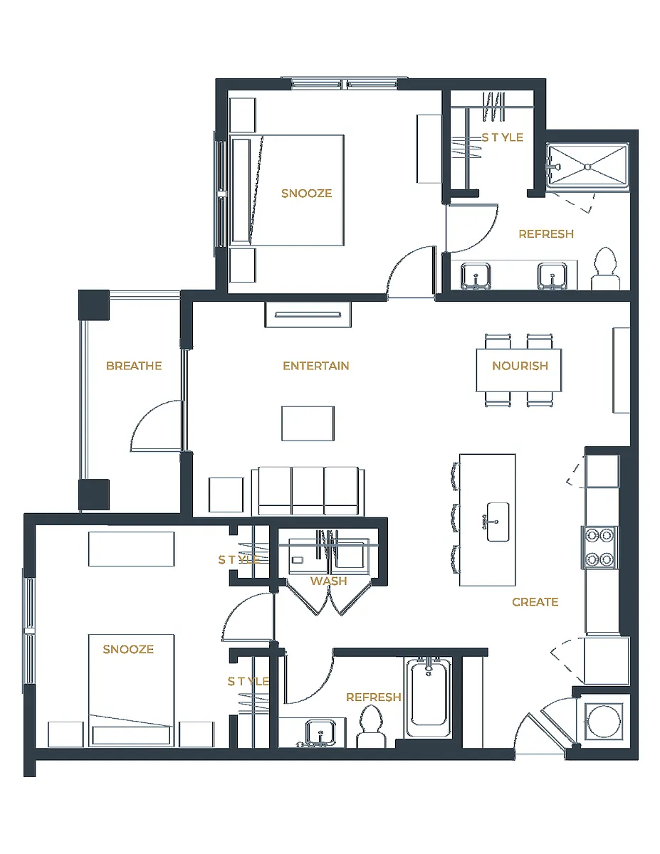 Floor plan B2