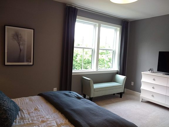 Furnished community model (back) bedroom for illustration only