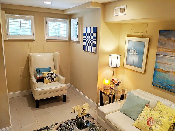 Lovely nook for relaxation, reading, conversation.