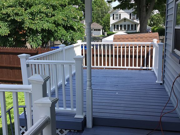Large rear deck