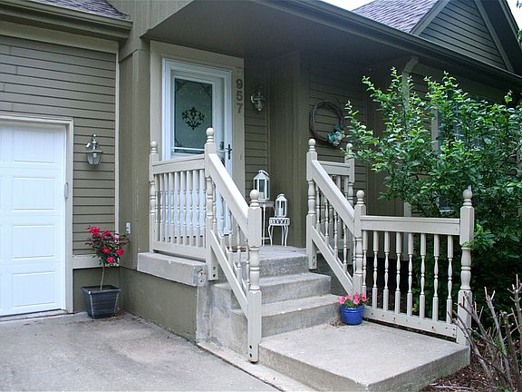 New steel garage door and ne