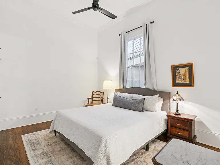 Guest bedroom 1, connects to Jack & Jill bathroom, King size luxury hotel mattress