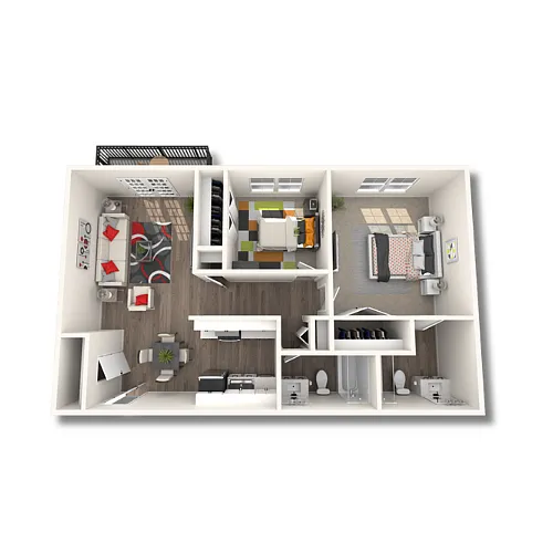 Floor plan 2BX