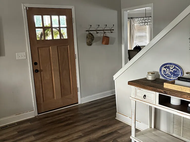 Foyer and Front door