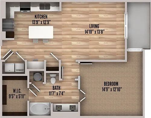 Floor plan A16