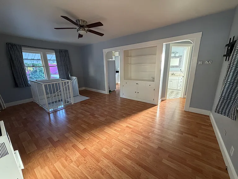 This view is from the front door (upstairs). Notice the lovely, natural, gently filtered afternoon light.