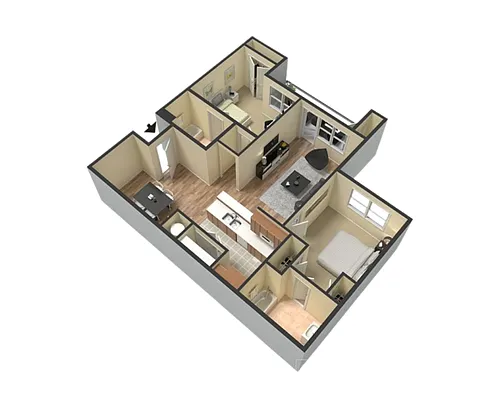 Floor plan Dawson