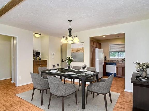 Spacious dining area