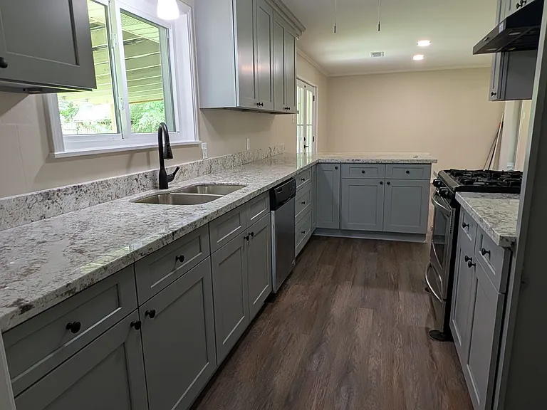 New cabinets and granite countertops