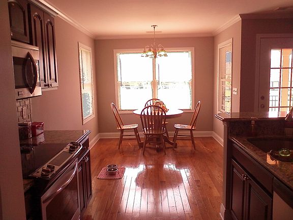 kitchen and dining room view