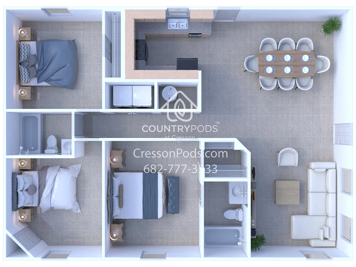 Open Concept Kitchen - 6048 Sanchez Dr