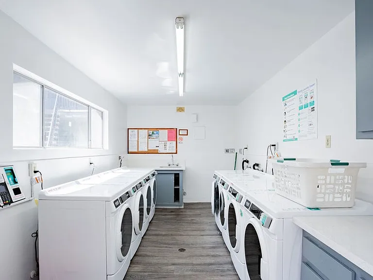 Laundry just steps from the unit.