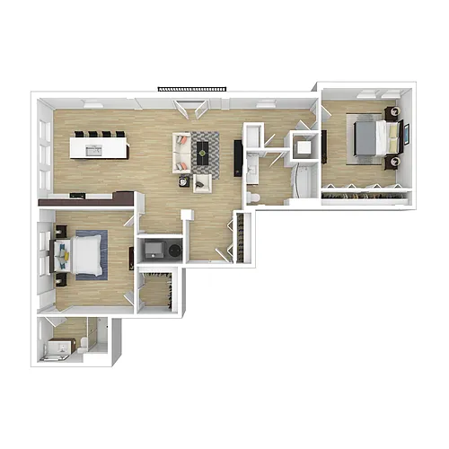 Floor plan 2C