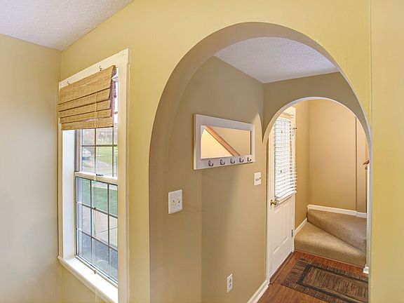 Entryway welcomes guests