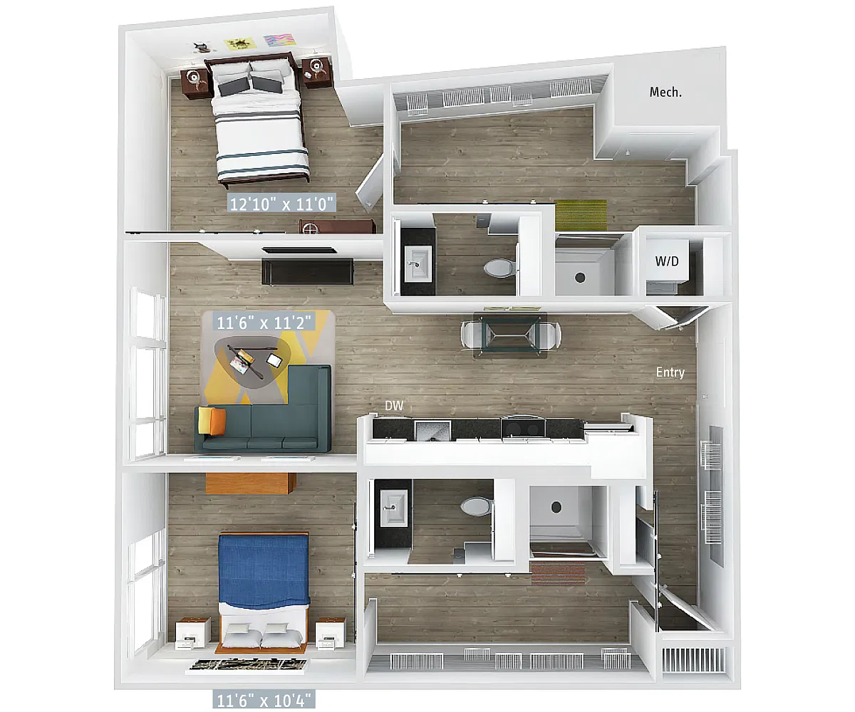 Floor plan B4-986-Urban