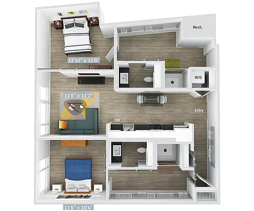 Floor plan B4-986-Urban