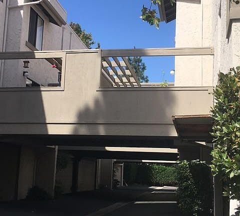 Patio and garage space