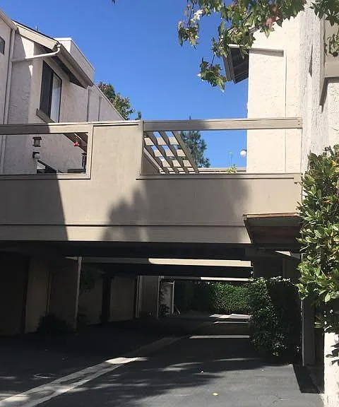 Patio and garage space