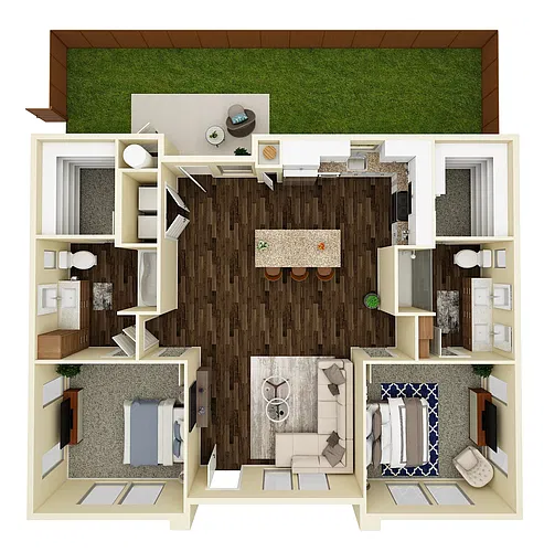 Floor plan Casita B1