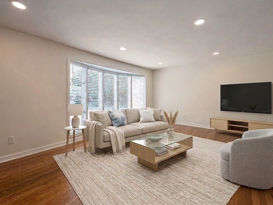 Virtually Staged/ Light-Filled Living Room