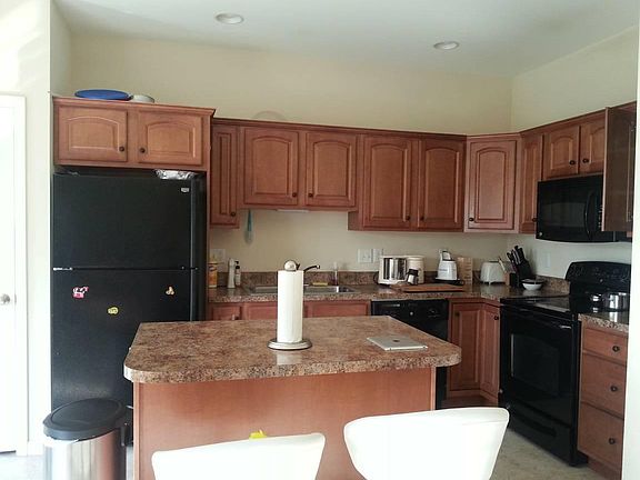 Large kitchen and has a small pantry too