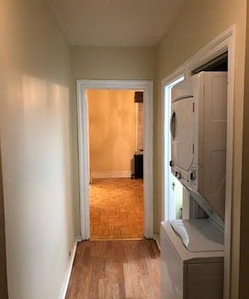 Washer and dyer in unit