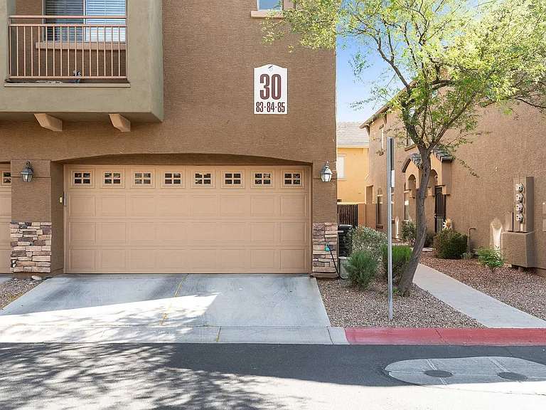 Attached 2 car garage