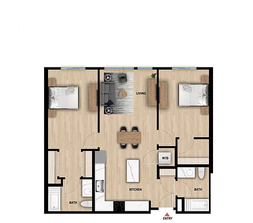 Floor plan B8