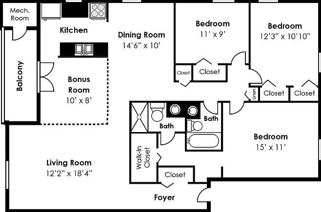 Courthouse Square Apartments — Photo 44