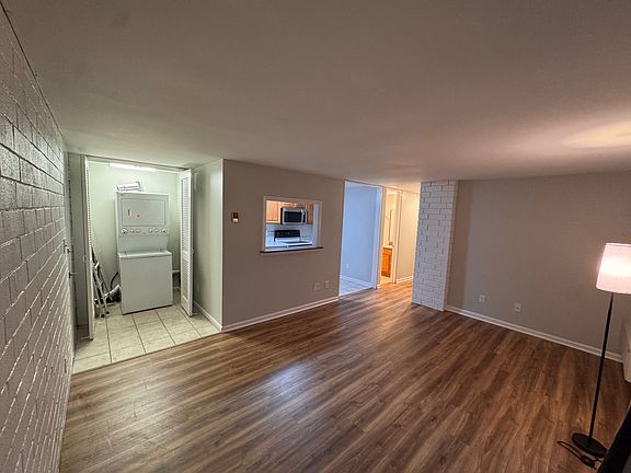 Living room showing laundry facility
Approx, 16.5' by 12.5'
