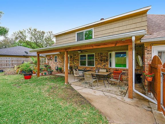 The covered patio is a bonus for enjoying the afternoons or morning coffee.
