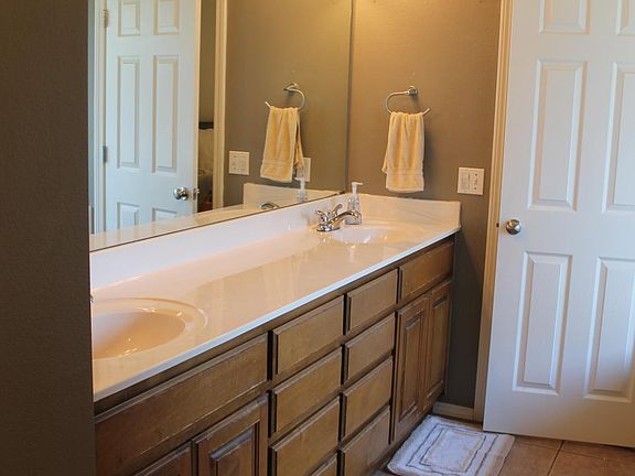 Master bath with double vanity